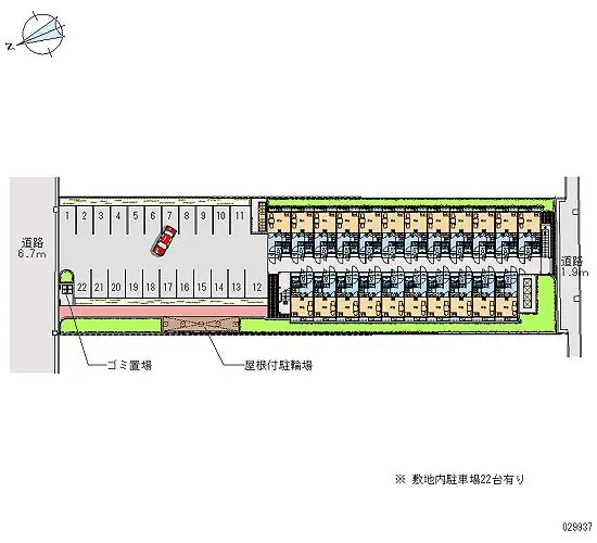 ★手数料０円★堺市西区浜寺南町　月極駐車場（LP）